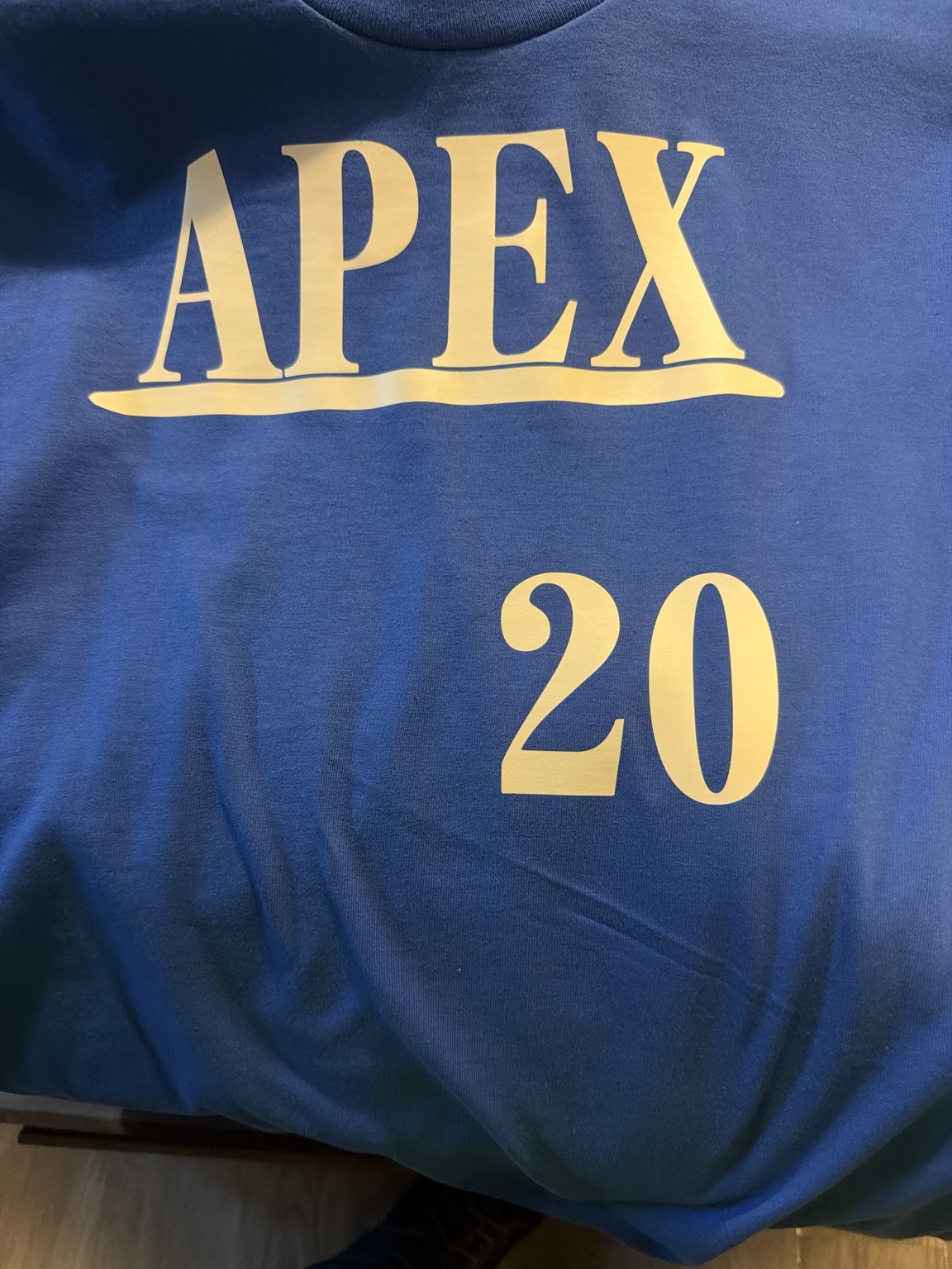 Custom team shirt front